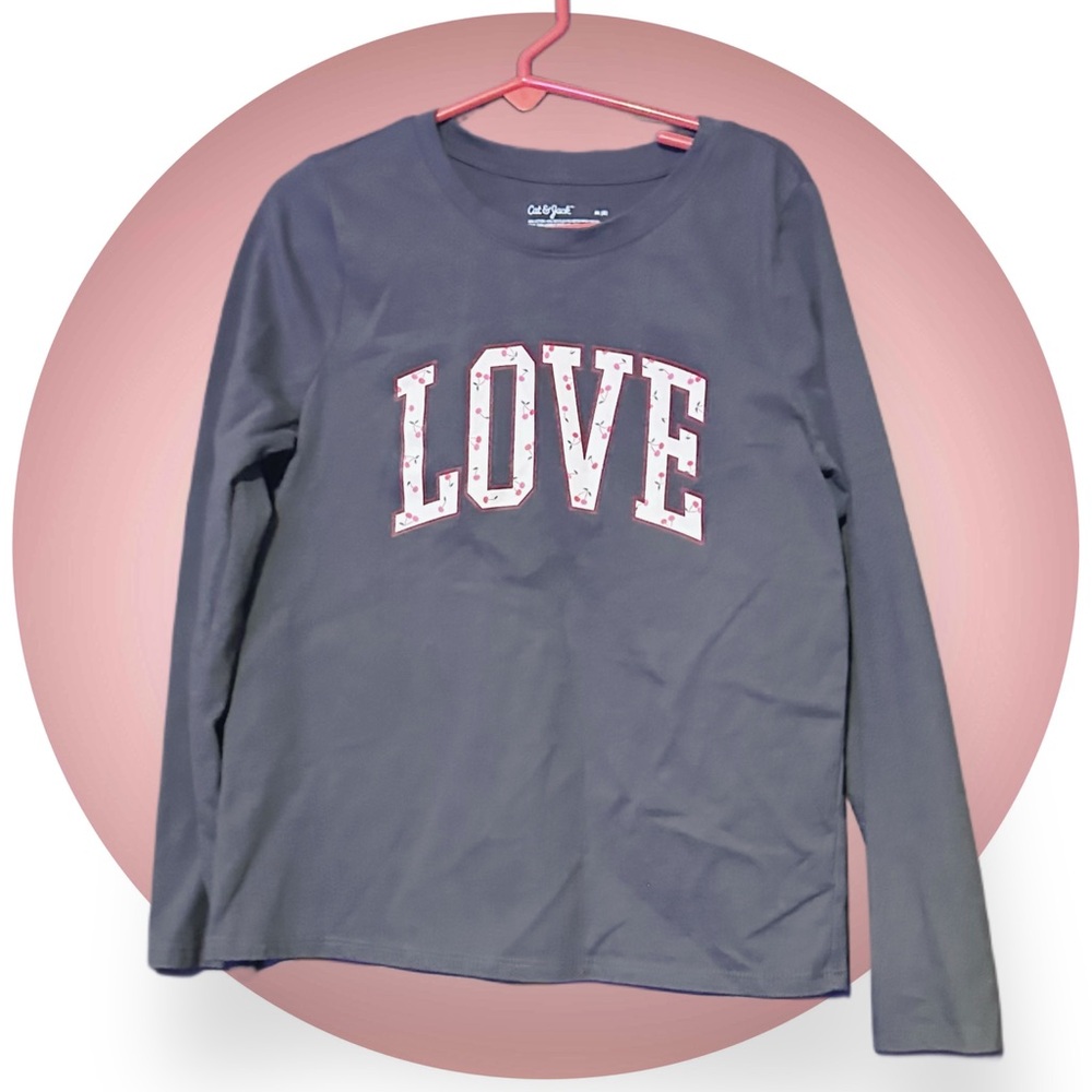 Cat & Jack EUC Love Shirt